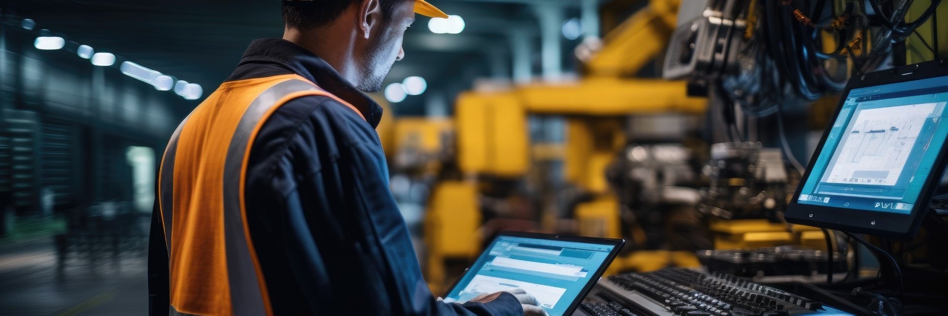 Man manufacturing factory tablet computer Cropped.jpg