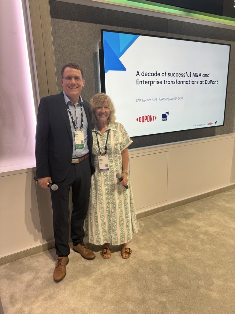 DuPont Stacey and SNP Fabian present at SAP Sapphire 2026