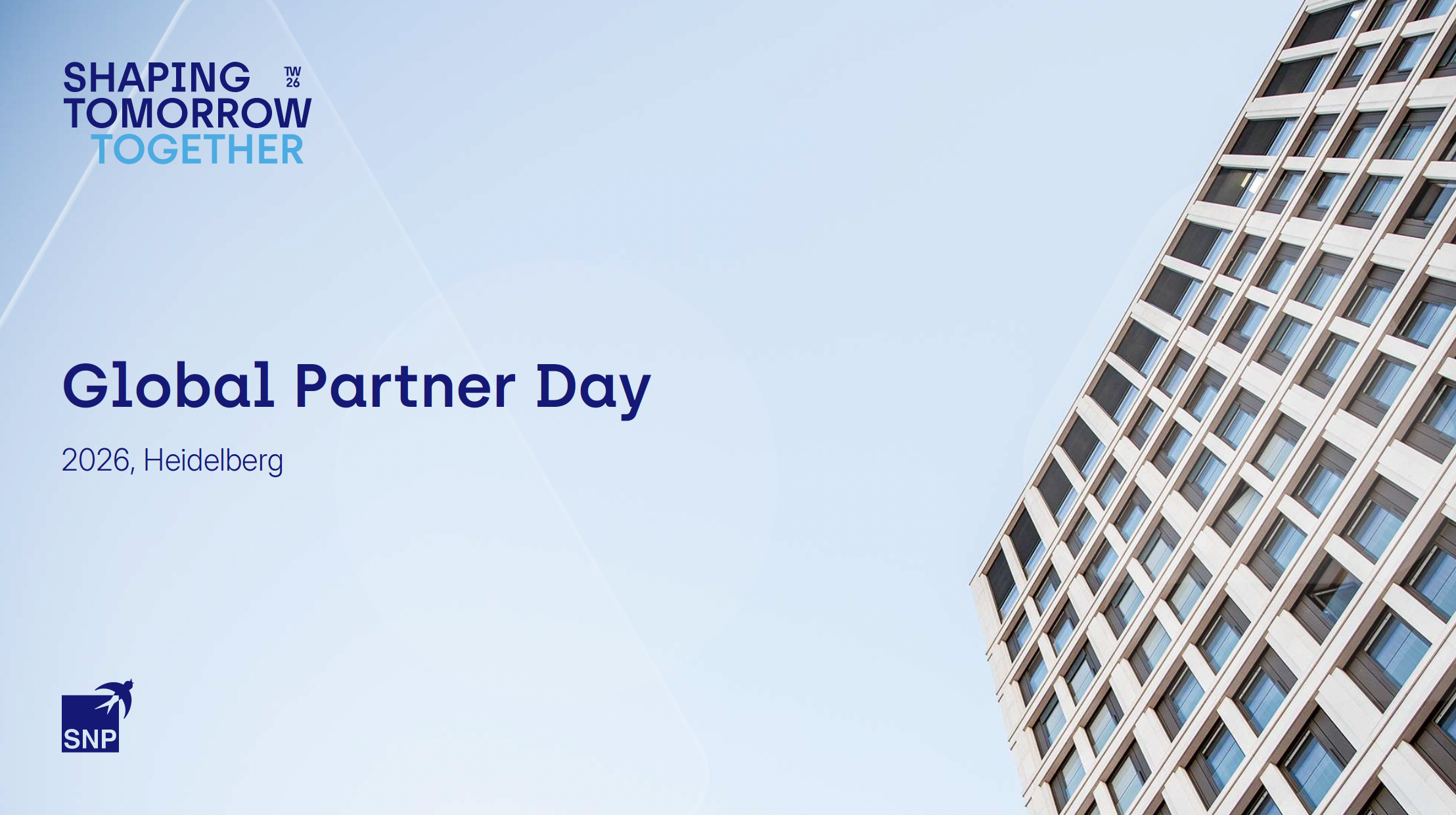 Global Partner Day Presentation